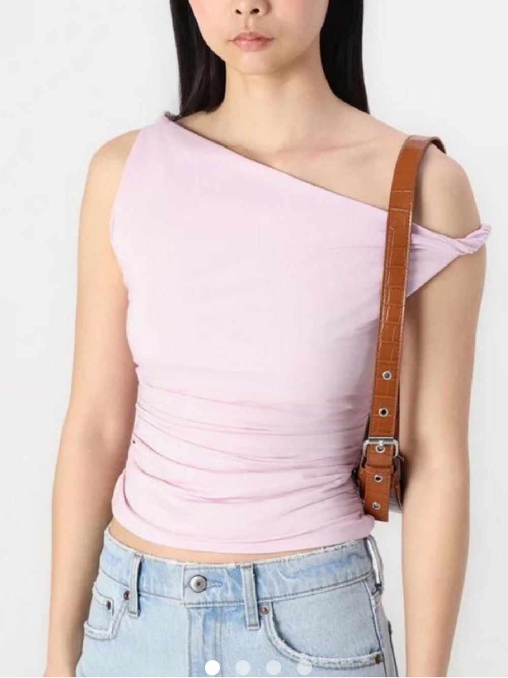 A&F Modal Blend Asymmetrical Top